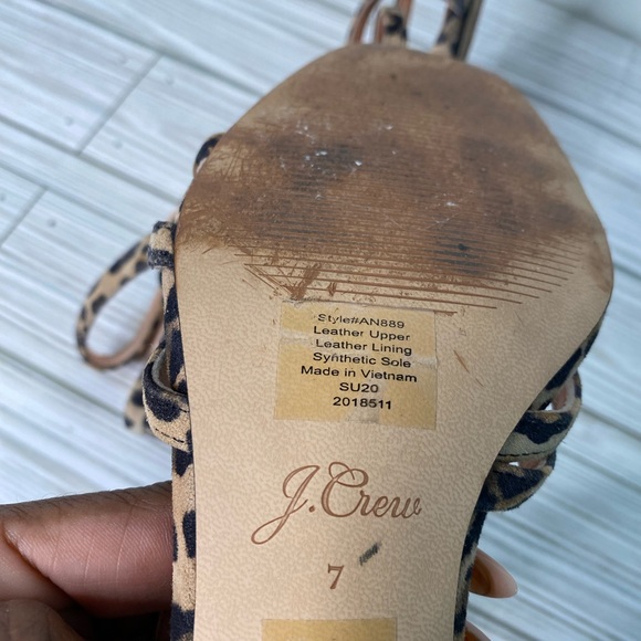 J. Crew Odette Sandals size 7 - Picture 9 of 9